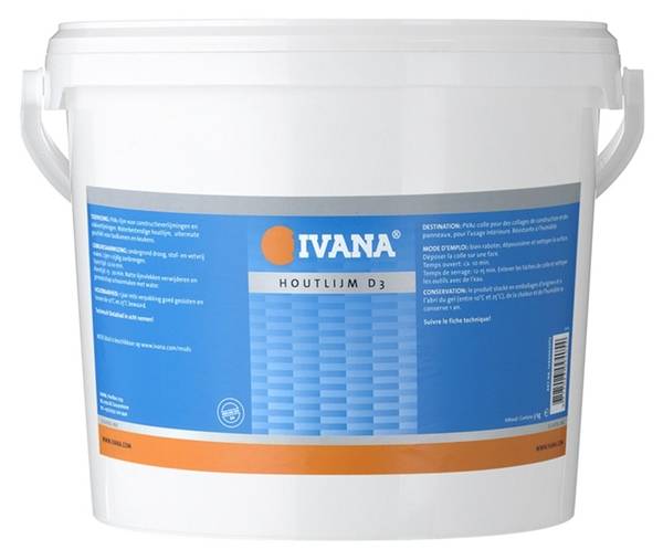 Houtlijm Ivana Waterbest D3 Emmer 5Kg-0