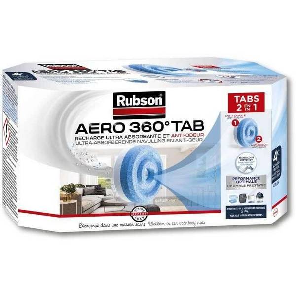 Aero 360 ° Vochtvanger Navulling x4 - RUBSON