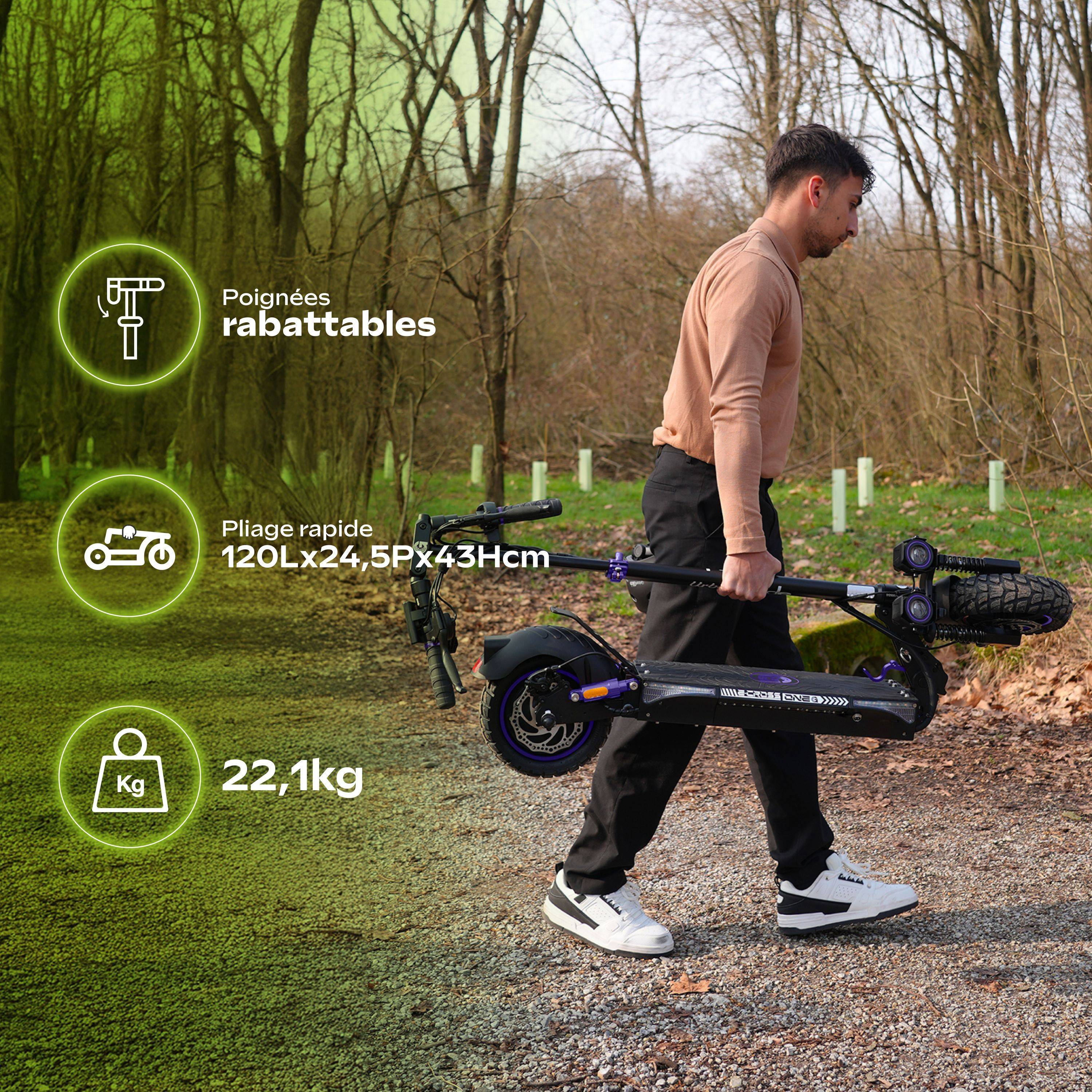 URBANGLIDE Elektrische Step - 120 x 49 x 24 cm - 25200 g-2