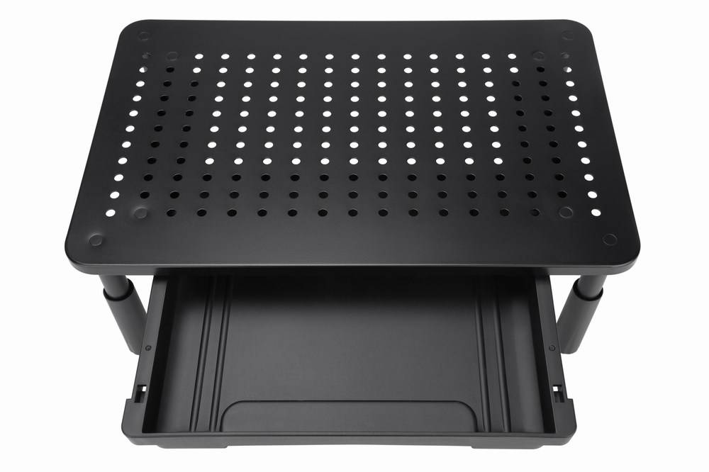 GEMBIRD MS-TABLE-D-01 Monitorstandaard; 20kg; zwart; plastic,staal; 370x235x140mm - 1 stuk-6