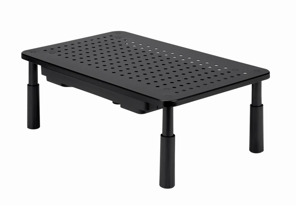 GEMBIRD MS-TABLE-D-01 Monitorstandaard; 20kg; zwart; plastic,staal; 370x235x140mm - 1 stuk-2