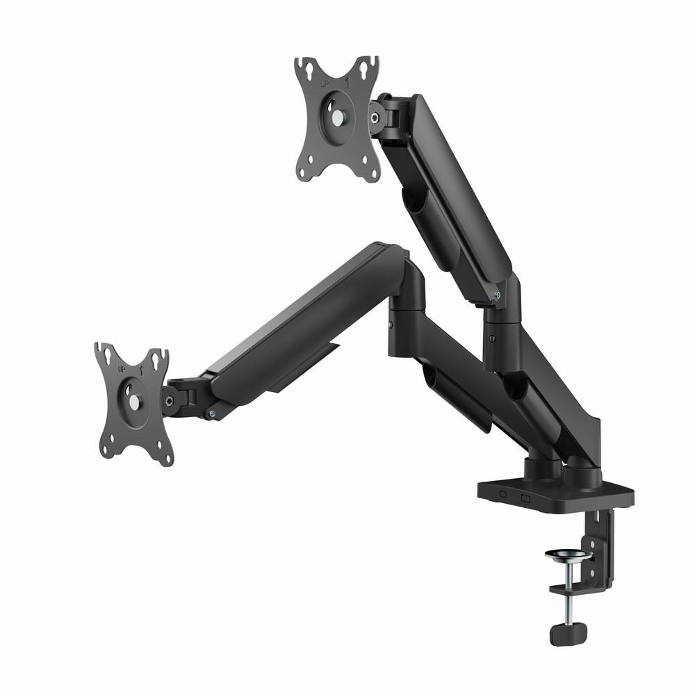 GEMBIRD MA-DA2U-01 Houder; 9kg; 17÷32"; zwart; Arml: 506mm; aluminium,plastic,staal - 1 stuk-1
