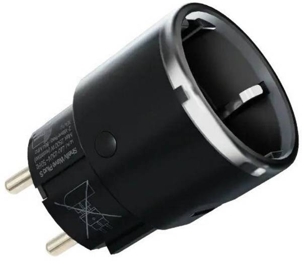 Shelly Wave Plug S - Z-Wave 800 slim stopcontact zwart