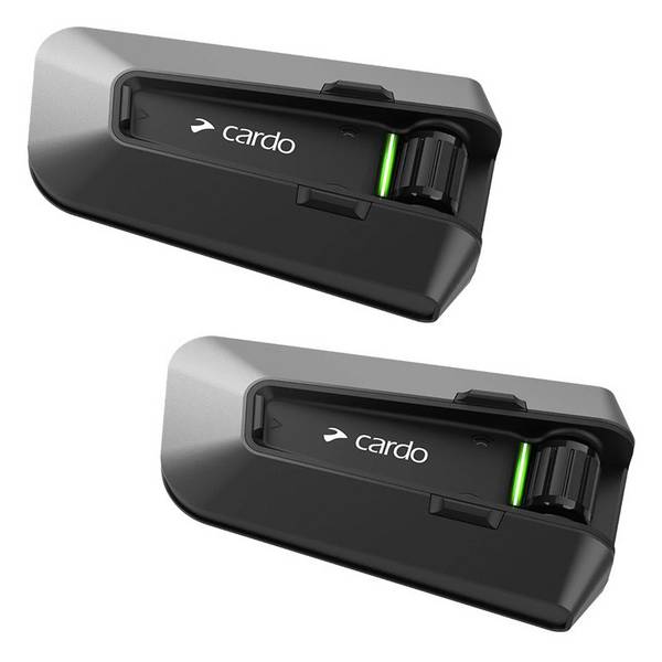 Cardo PT200101 motorfietsintercom 2 kanalen 1600 m Zwart
