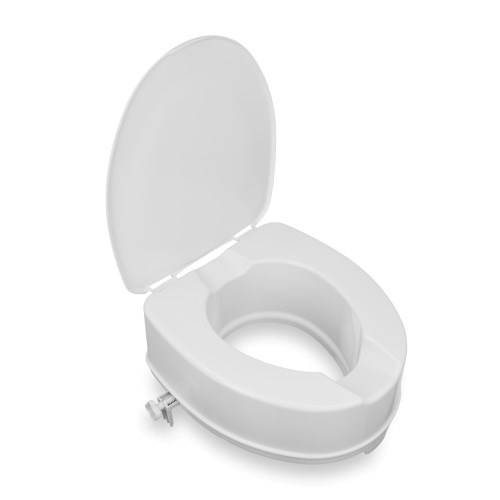 Verstelbare toiletbril met klep, draagvermogen 225 kg KING-0
