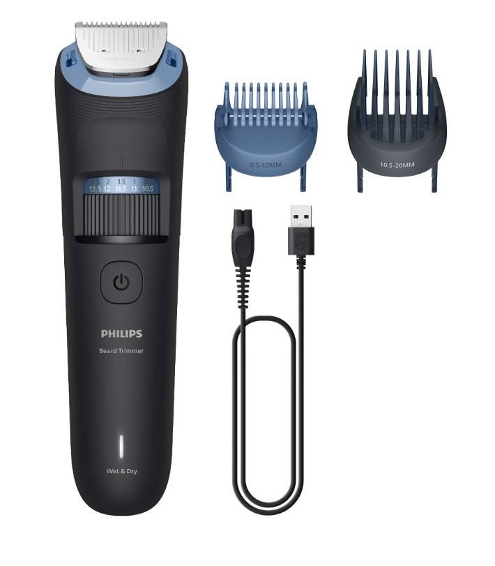 Philips BT3665/15 Baardtrimmer - Series 3000, Volledige Metalen Bladen-0