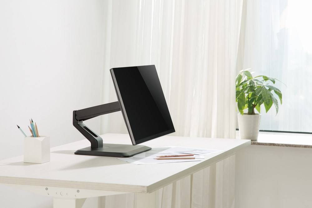 GEMBIRD MS-D1ST-01 Staander; 10kg; 17÷32"; zwart; Standaard: 75x75mm,100x100mm - 1 stuk-4
