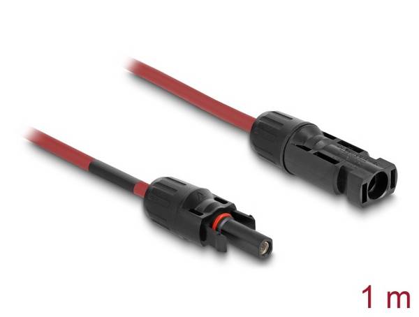 Delock DL4 Solar Cable 6 mm² male to female 1 m red