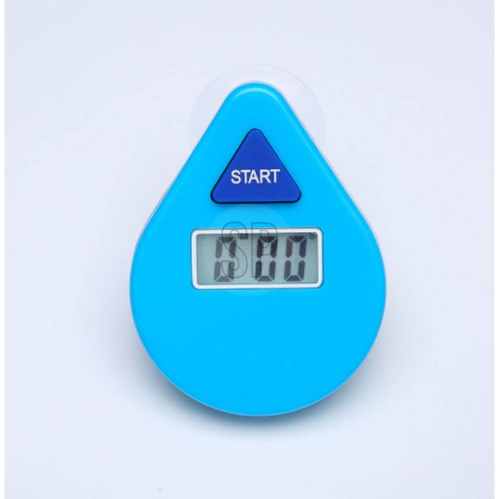 Bathroom solutions douche timer digitaal met zuignap 5 min. 5,6x2x7,3cm 87205735717608720573571760-0