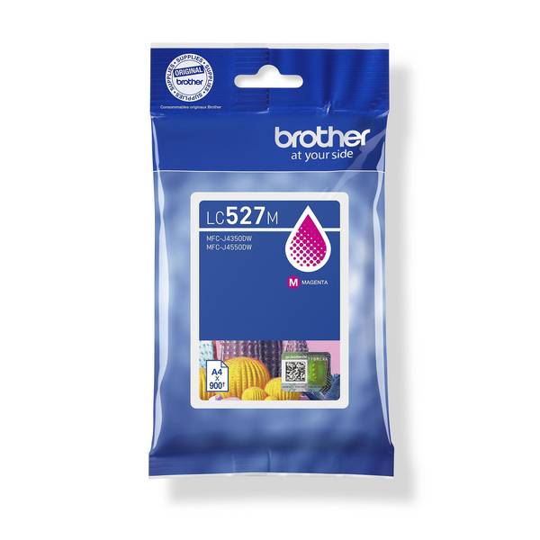 Brother 4977766839570  Brother -  Inktcartridge  lc-527m rood | 5 stuks