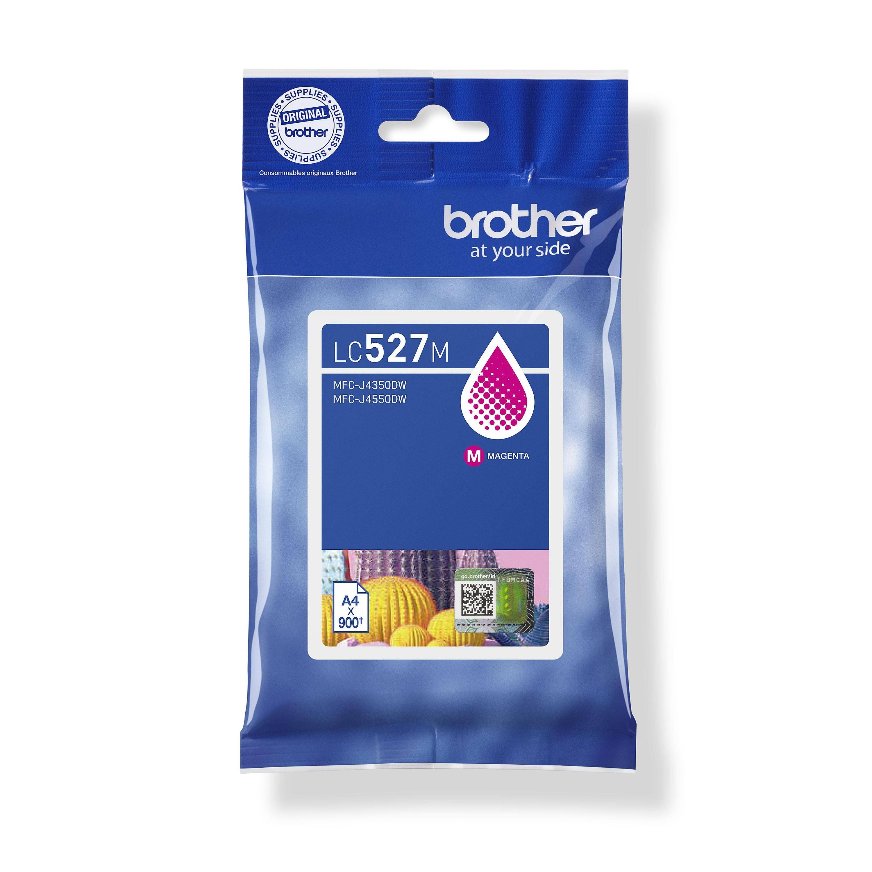 Brother 4977766839570 Brother - Inktcartridge lc-527m rood | 5 stuks-0