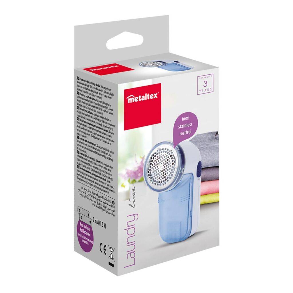 Metaltex Elektrische Pluizenverwijderaar Blauw/Wit-0