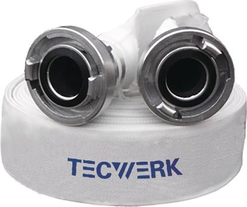 Bouw-/industrieslang binnen-Ø 50 mm lengte 20 m wit TECWERK-0