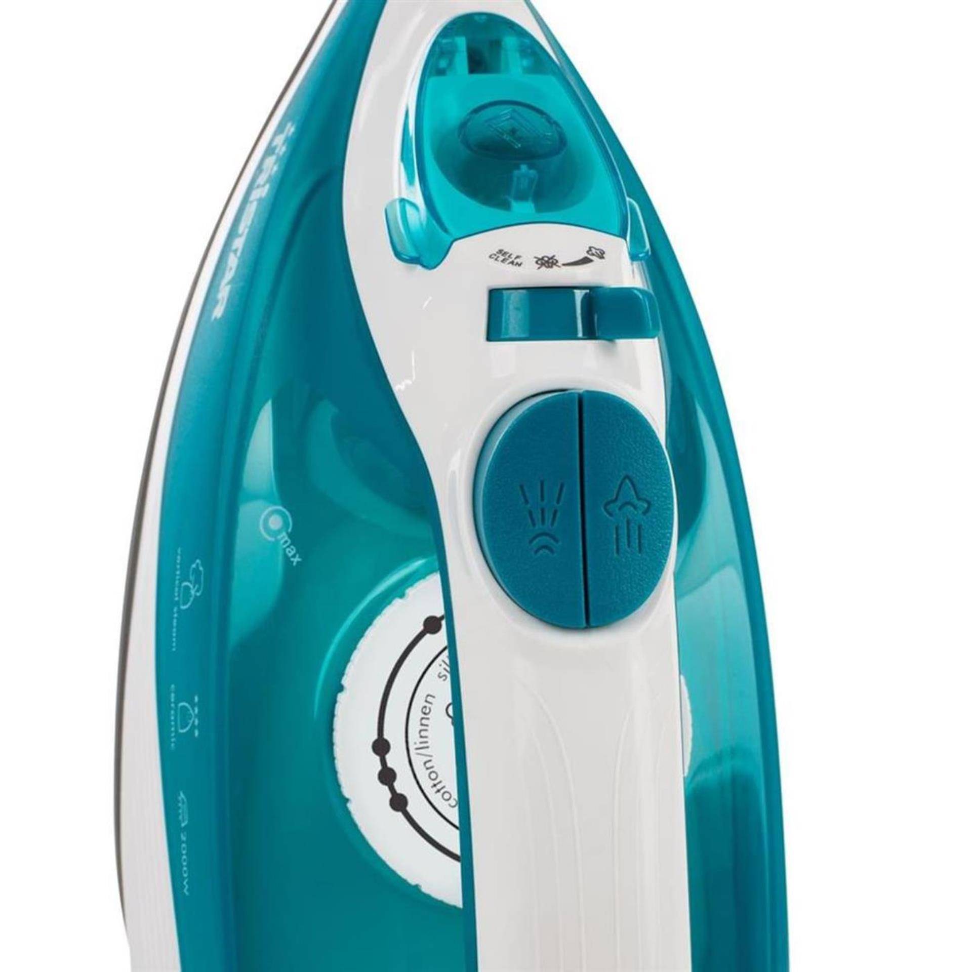 Tristar stoomstrijkijzer 2000w blauw wit 87130160662998713016066299-1