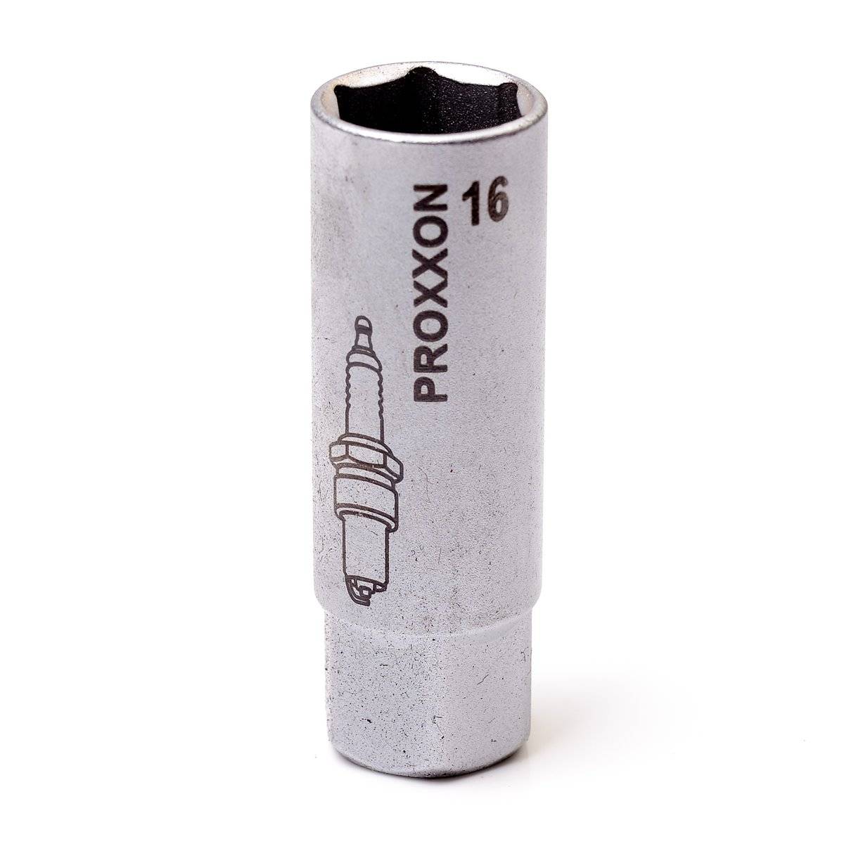 PROXXON PR23550 Dop: 6-hoekige; 16mm; 3/8"; voor bougies - 1 stuk-0