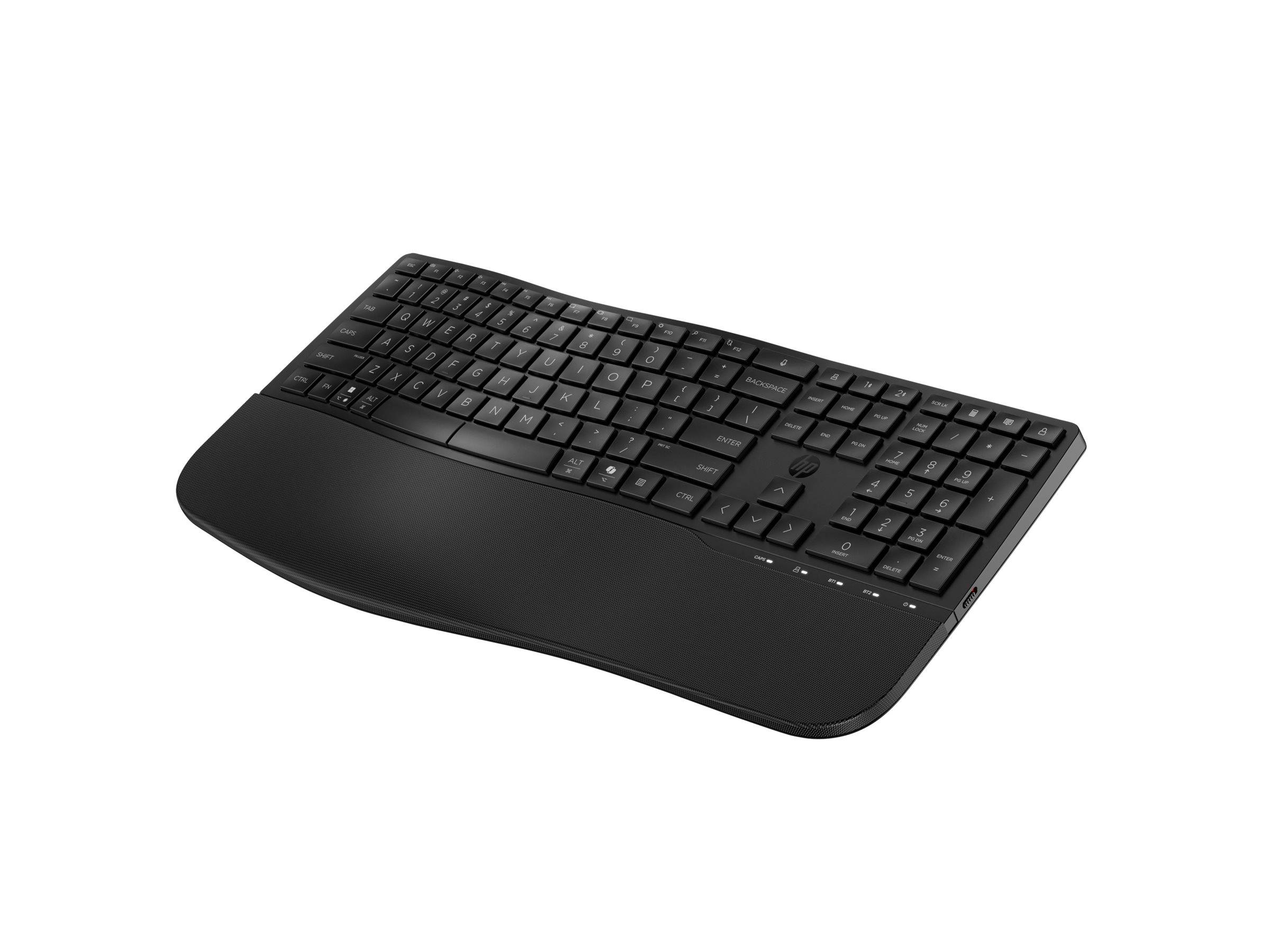 HP 685 - Toetsenbord - Draadloos - Dual Mode, 3-Zone Indeling, Multi-Device, 23 Programmeerbare Toetsen - QWERTY - Zwart-0