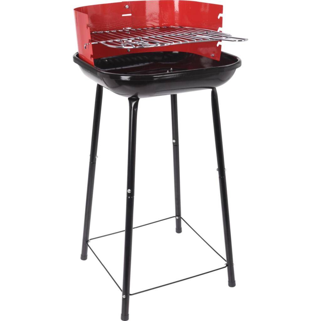 BBQ Half Open 41 cm Rood/Zwart-0