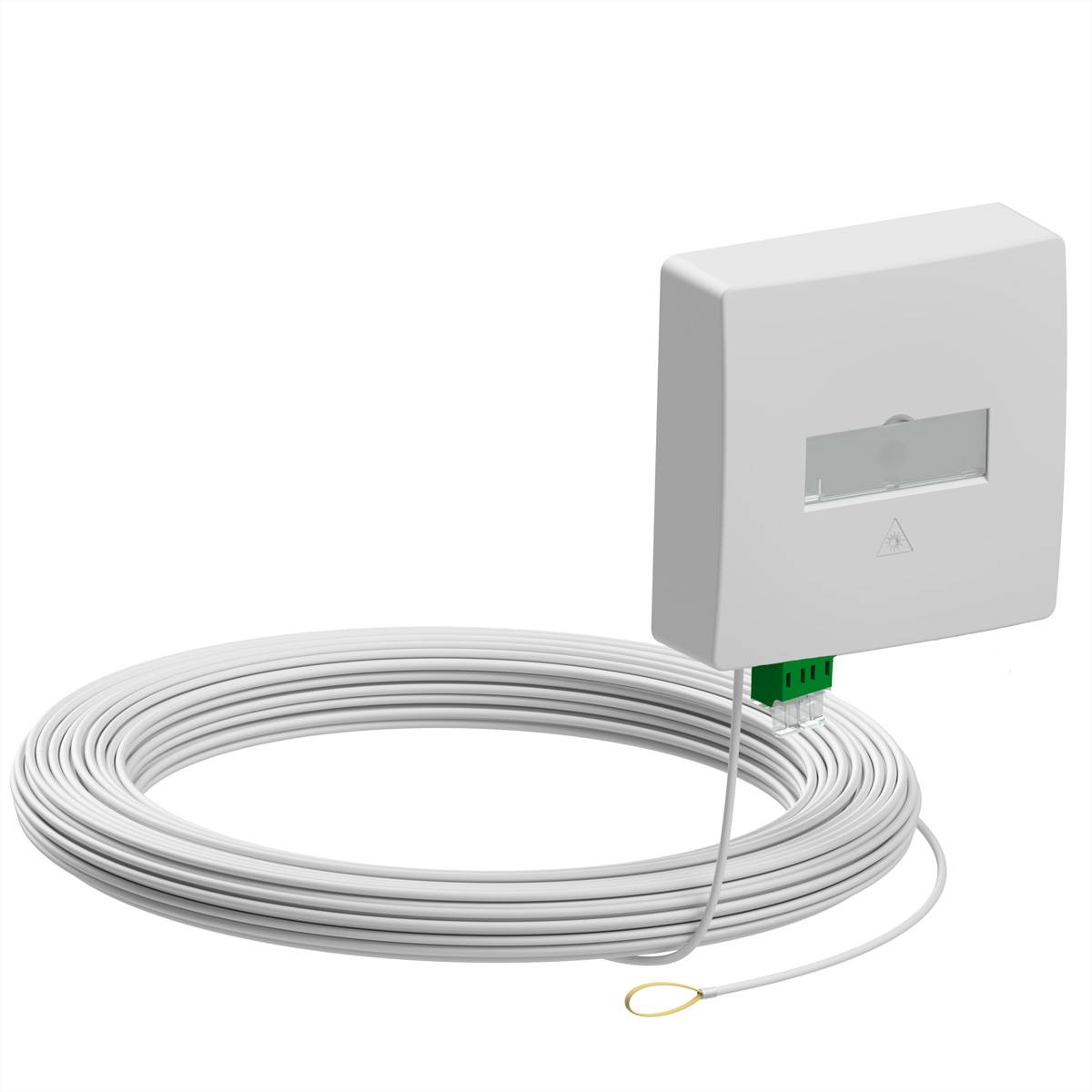 d.center Gf-TA 42, kant-en-klaar, 1x LCD/APC-connector, 1x LC/APC-duplexkabel, 30 m-0
