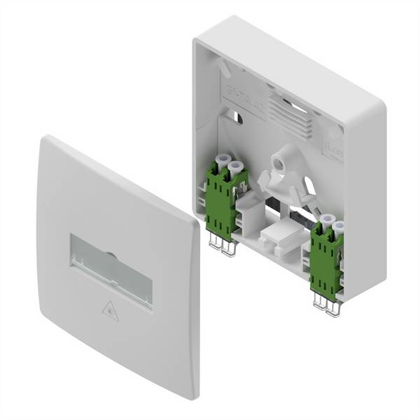 d.center GFTA422K Doos voor glasvezelkabels Wit 1 stuk(s)