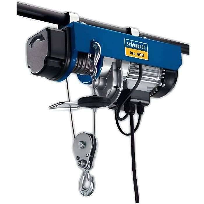 Elektrische takel - SCHEPPACH - HRS400 - 400 kg - 780 W - Automatische rem-0