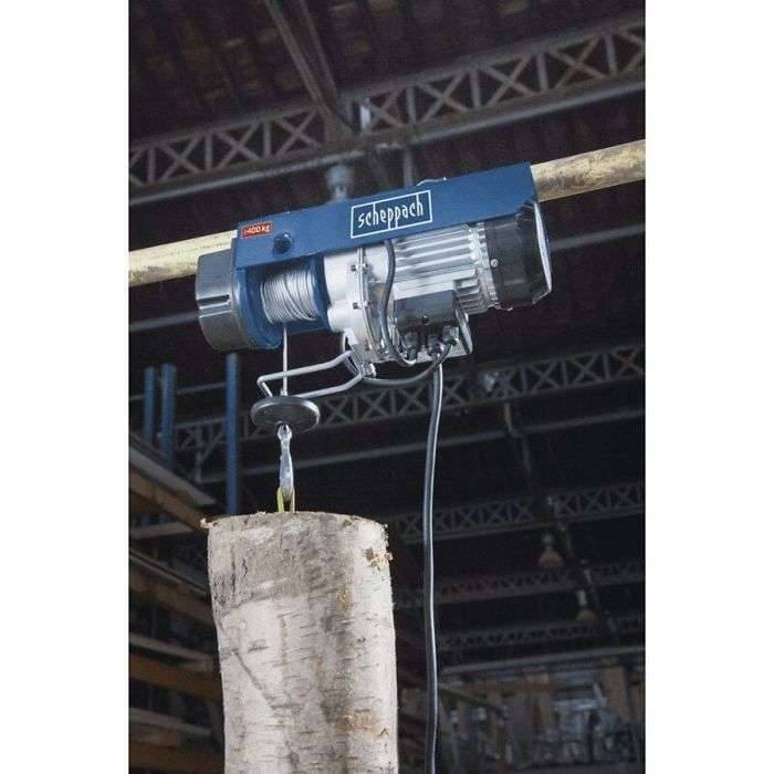 Elektrische takel - SCHEPPACH - HRS400 - 400 kg - 780 W - Automatische rem-1
