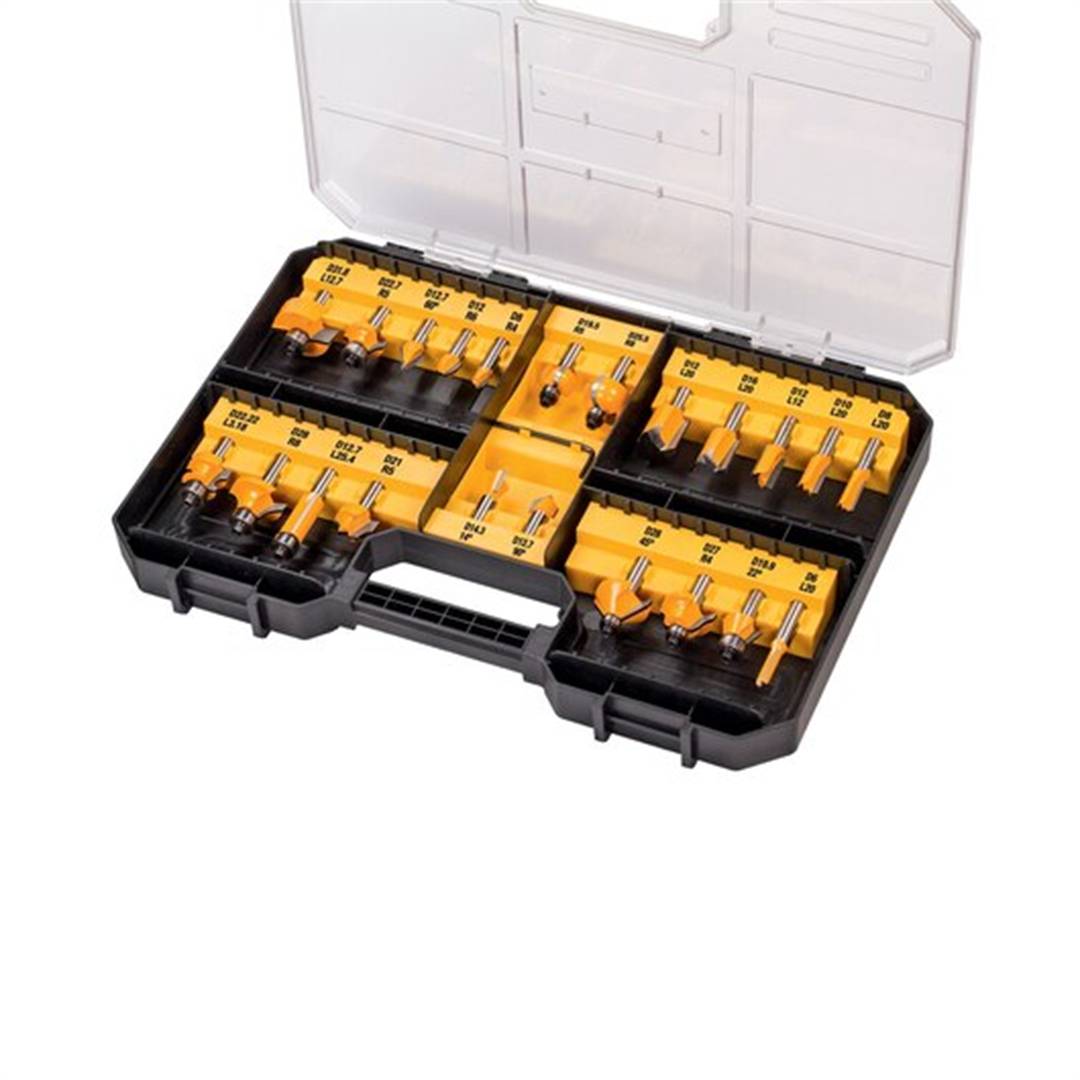 DeWalt DT90017-QZ freesset, 22 stuks.-1