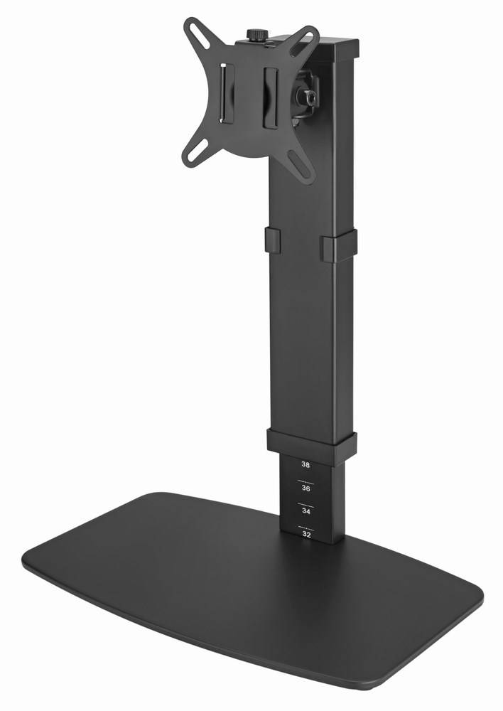 GEMBIRD MS-D1ST-02 Staander; 8kg; 17÷32"; zwart; Standaard: 75x75mm,100x100mm - 1 stuk-1
