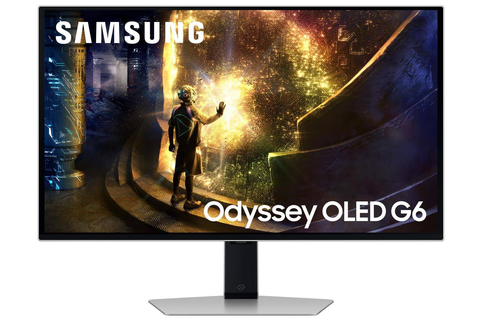 Samsung Odyssey OLED G6 S27DG612SU 27" Class WQHD OLED-monitor voor gaming - 16:9 - Zilver - 68,6 cm (27") Viewable - OL-0