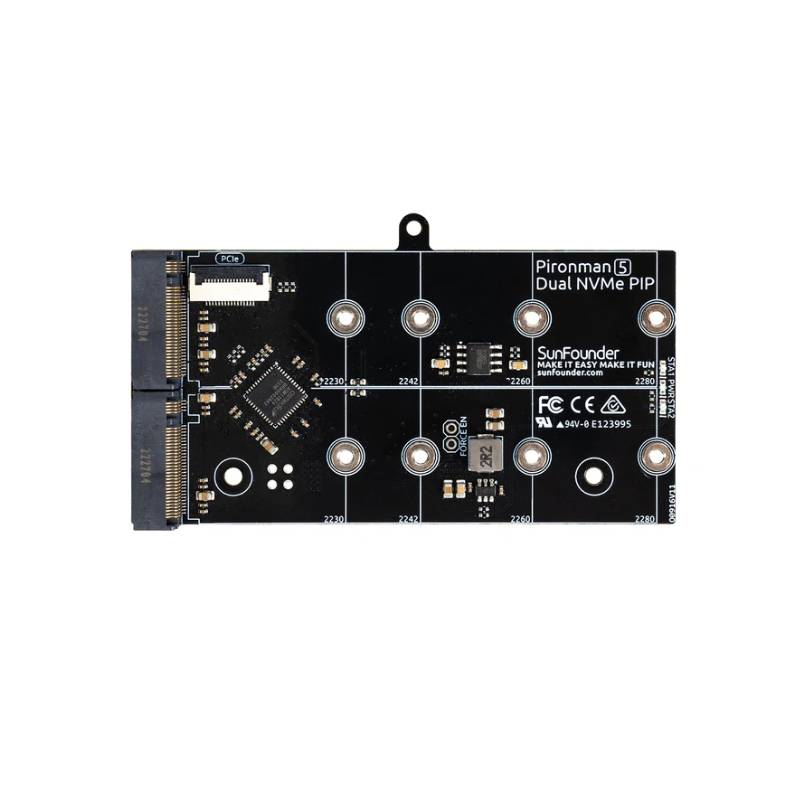 Pironman 5-MAX - Dual NVMe M.2 SSD PCIe - mini PC case voor Raspberry Pi 5-2