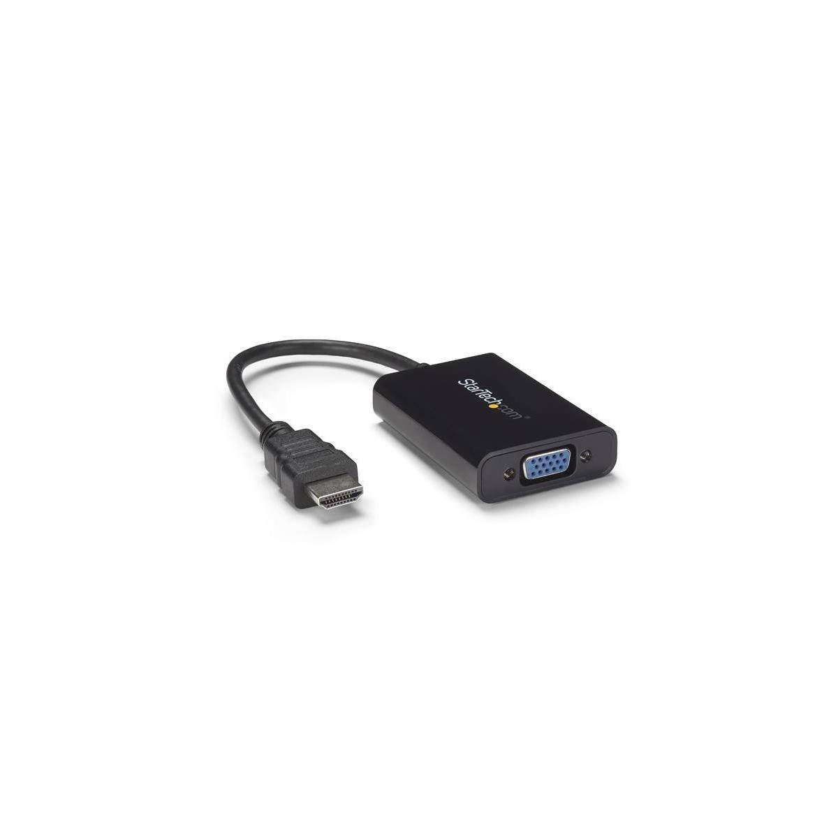 StarTech.com HDMI® naar VGA video adapter / converter met audio voor desktop PC / Laptop / Ultrabook - 1920x1080 - Zwart-5