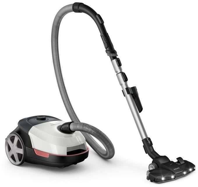 Cilinderstofzuiger met zak - PHILIPS XD6122/12 - 900 W - 4 L - Polarwit-0