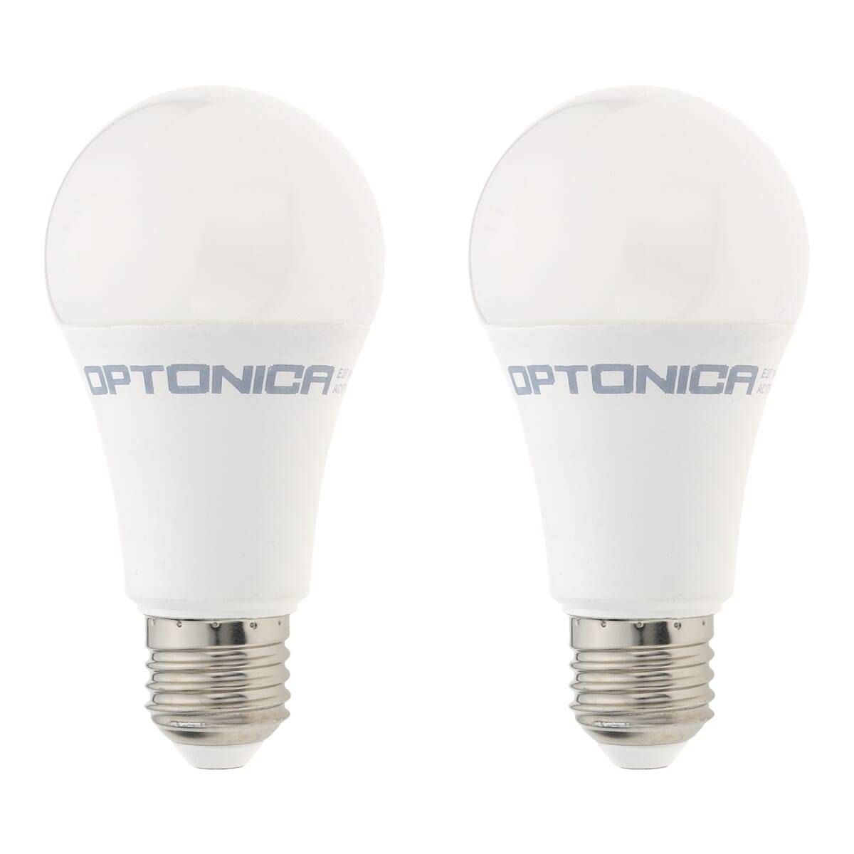 Optonica LED Peerlamp A60 E27 Mat - 14W 1380lm 2700K - Extra Warmwit - Vervangt 140W - 2 stuks-0