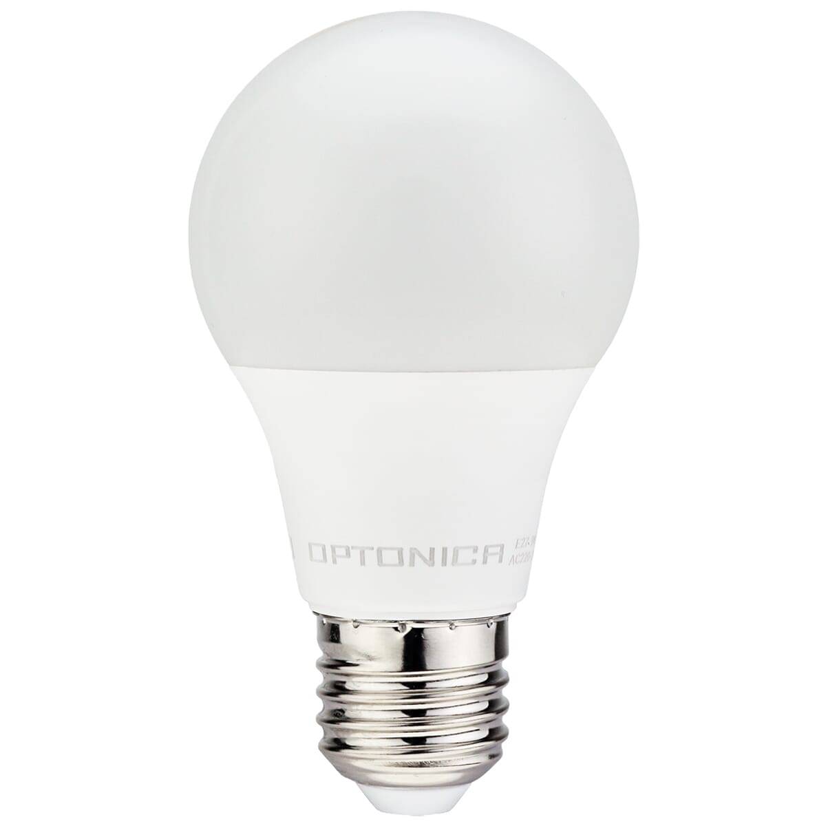 Optonica LED Peerlamp A60 E27 Mat - 11W 1055lm 6000K - Koudwit Dimbaar - Vervangt 100W-0