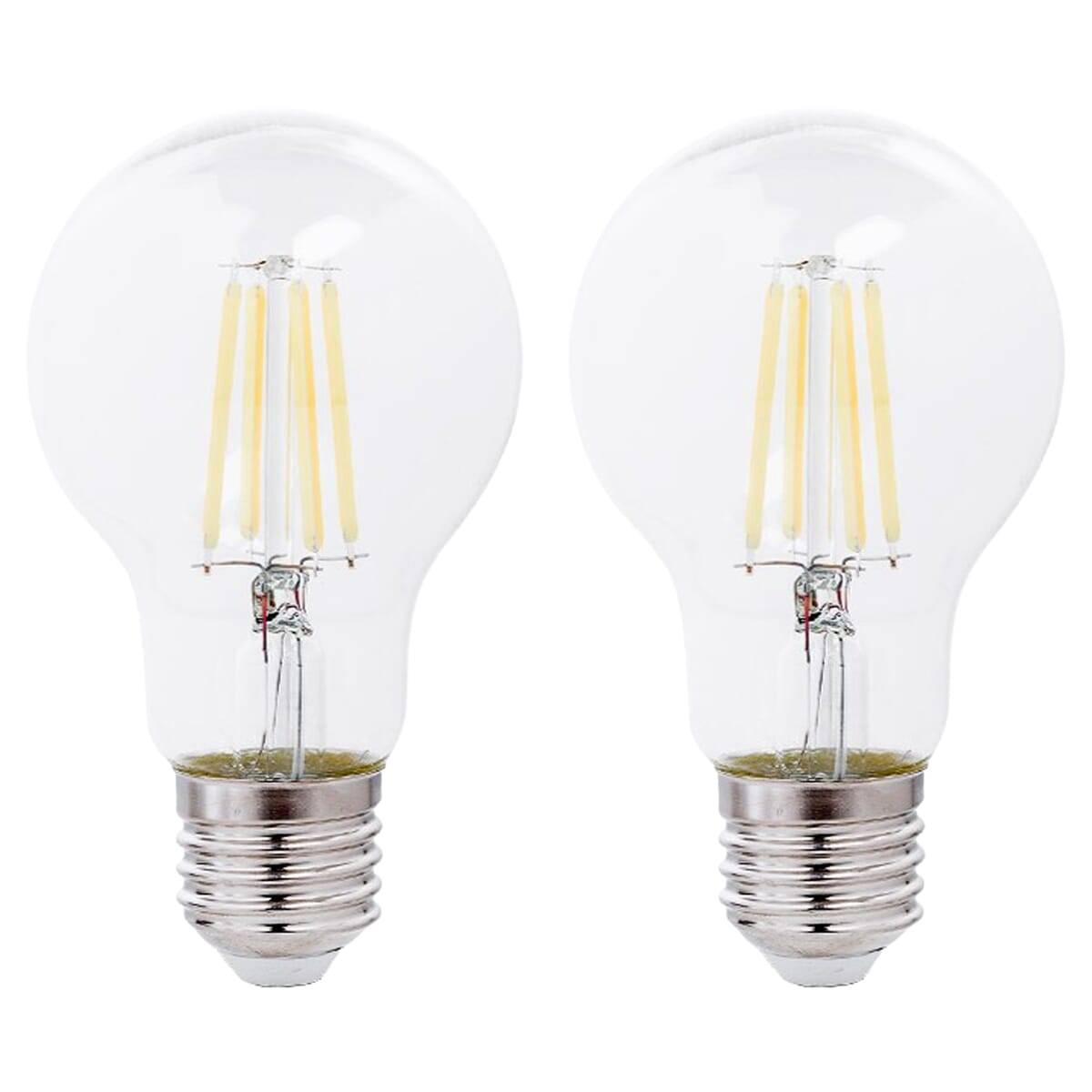 Optonica LED Peerlamp A60 E27 Helder - 8W 810lm 3900K - Neutraalwit - Vervangt 70W - 2 stuks-0
