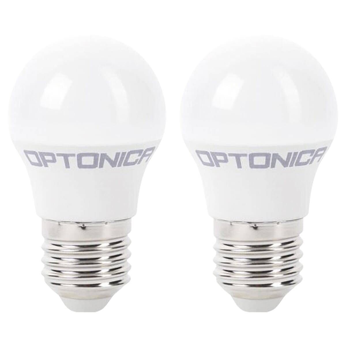 Optonica LED Kogellamp P45 E27 Mat - 3.5W 300lm 2700K - Extra Warmwit - Vervangt 30W - 2 stuks-0