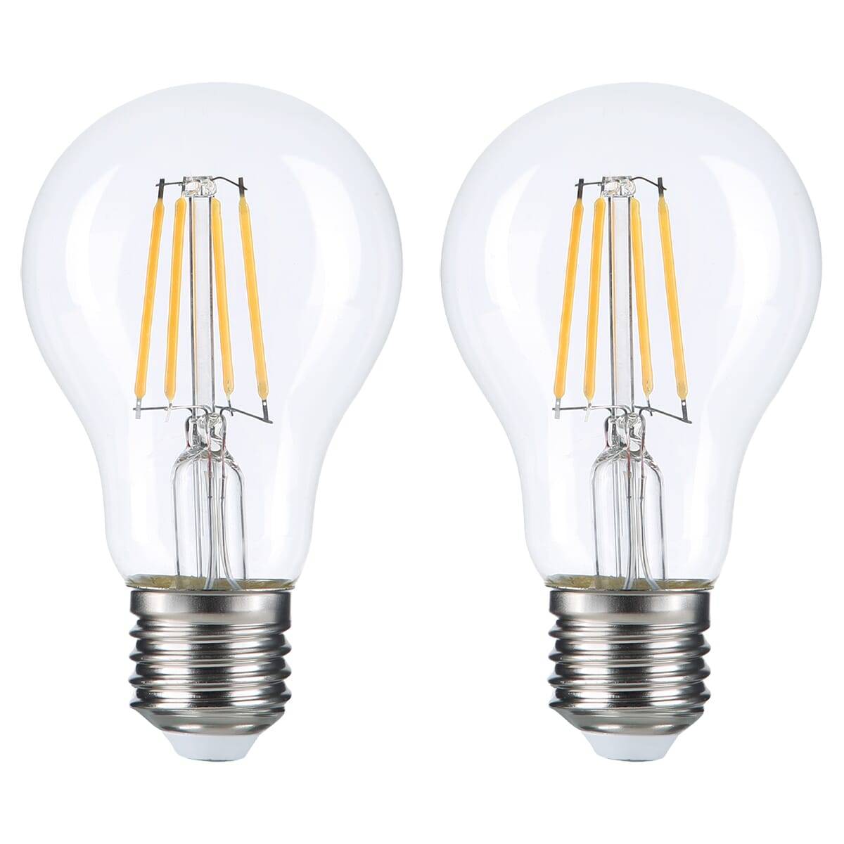 Optonica LED Peerlamp A60 E27 Helder - 8W 810lm 2500K - Extra Warmwit Dimbaar - Vervangt 70W - 2 stuks-0