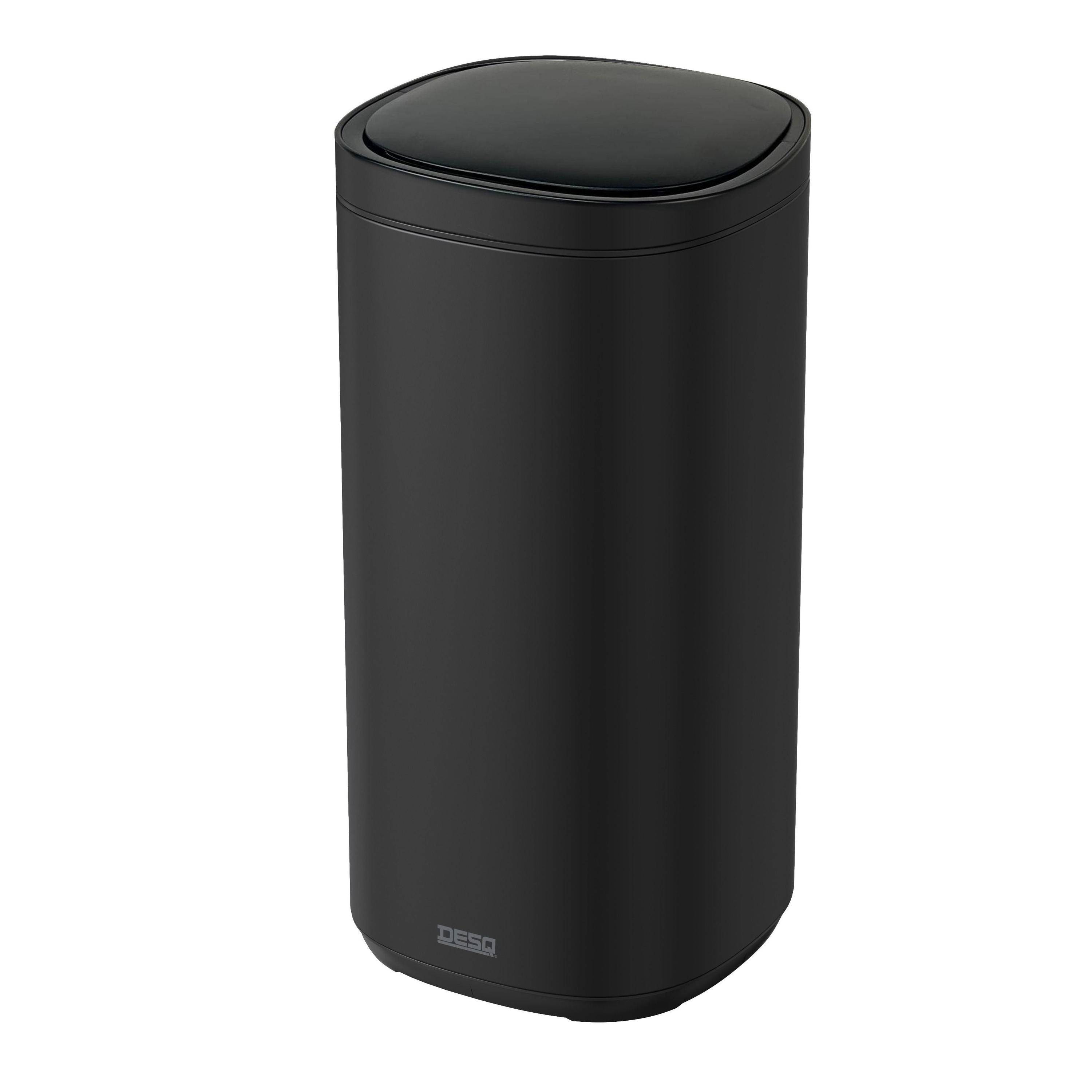 Desq 8717249813880 Desq - Afvalbak sensor 40 liter rvs zwart-0