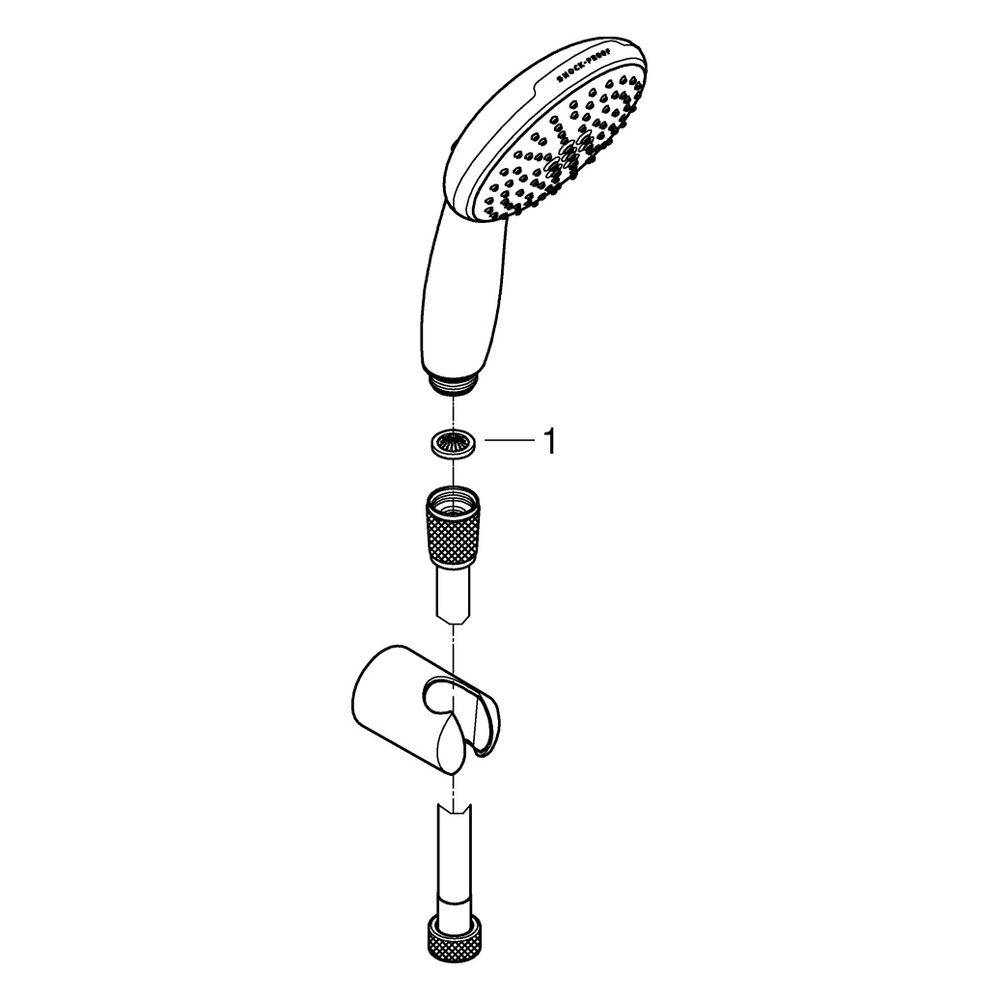 Grohe Tempesta 110 glijstangset 2 straalsoorten-3