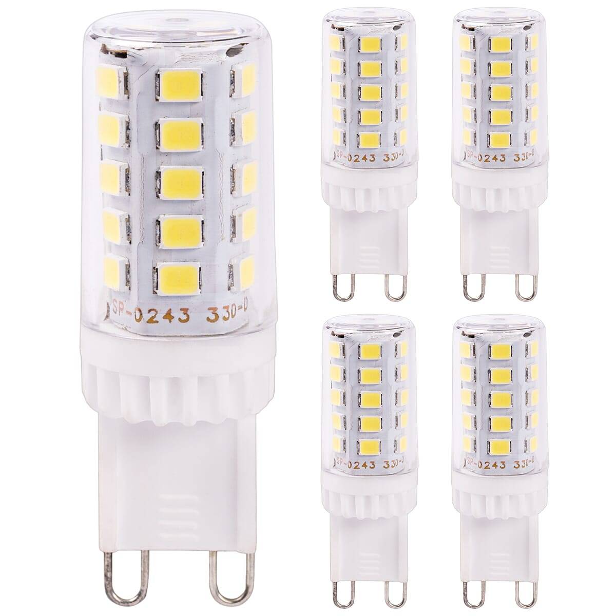 Optonica LED Insteeklamp G9 Helder - 4W 400lm 6000K - Koudwit Dimbaar - Vervangt 35W - 5 stuks-0