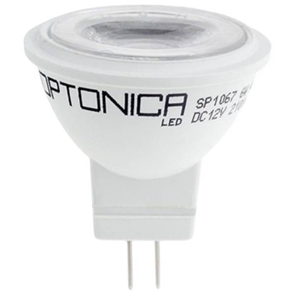 Optonica LED Insteeklamp MR16 GU4 Mat - 3W 210lm 4500K - Neutraalwit - Vervangt 27W - 12V
