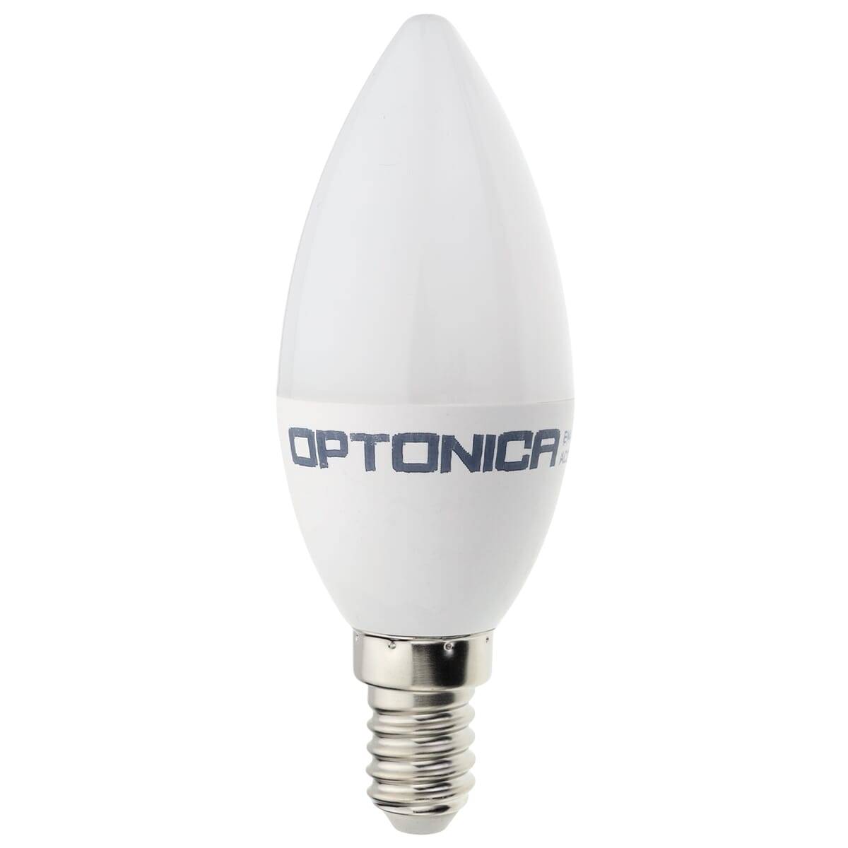 Optonica LED Kaarslamp C35 E14 Mat - 3.7W 320lm 6000K - Koudwit - Vervangt 50W-0
