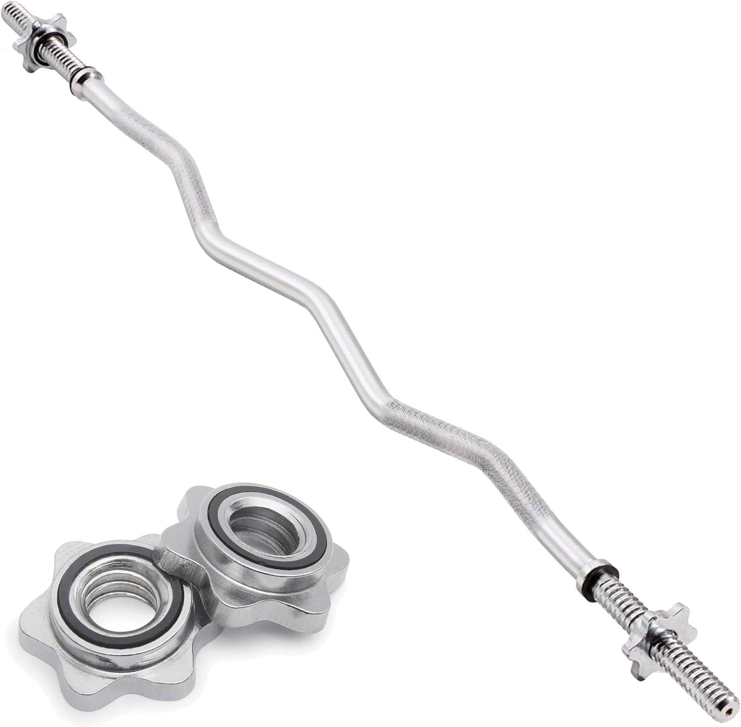 Body Revolution EZ Barbell 1.2m met Spinlock Sluitingen-0