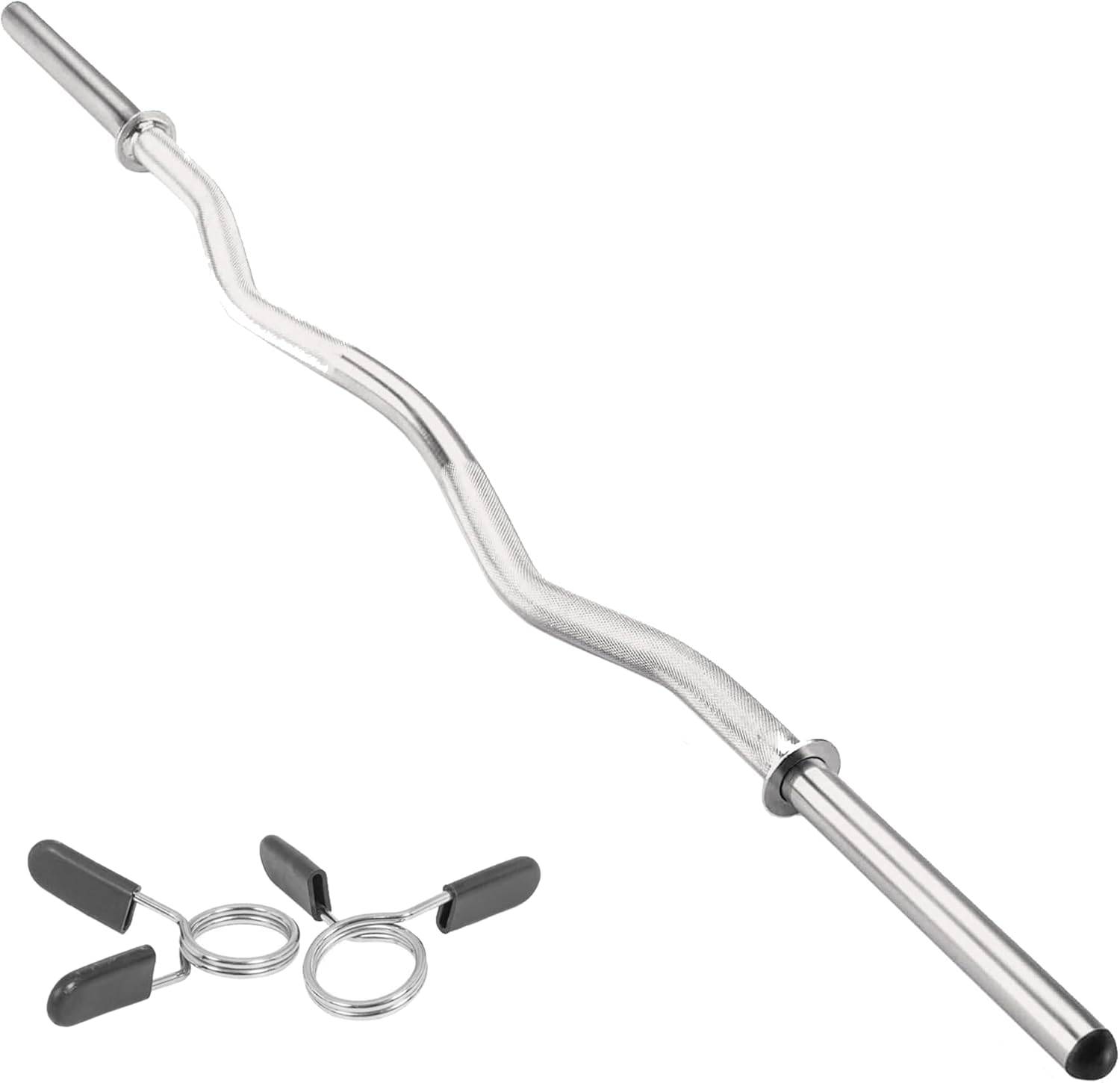 Body Revolution EZ Barbell 1.2m met Veersluitingen-0
