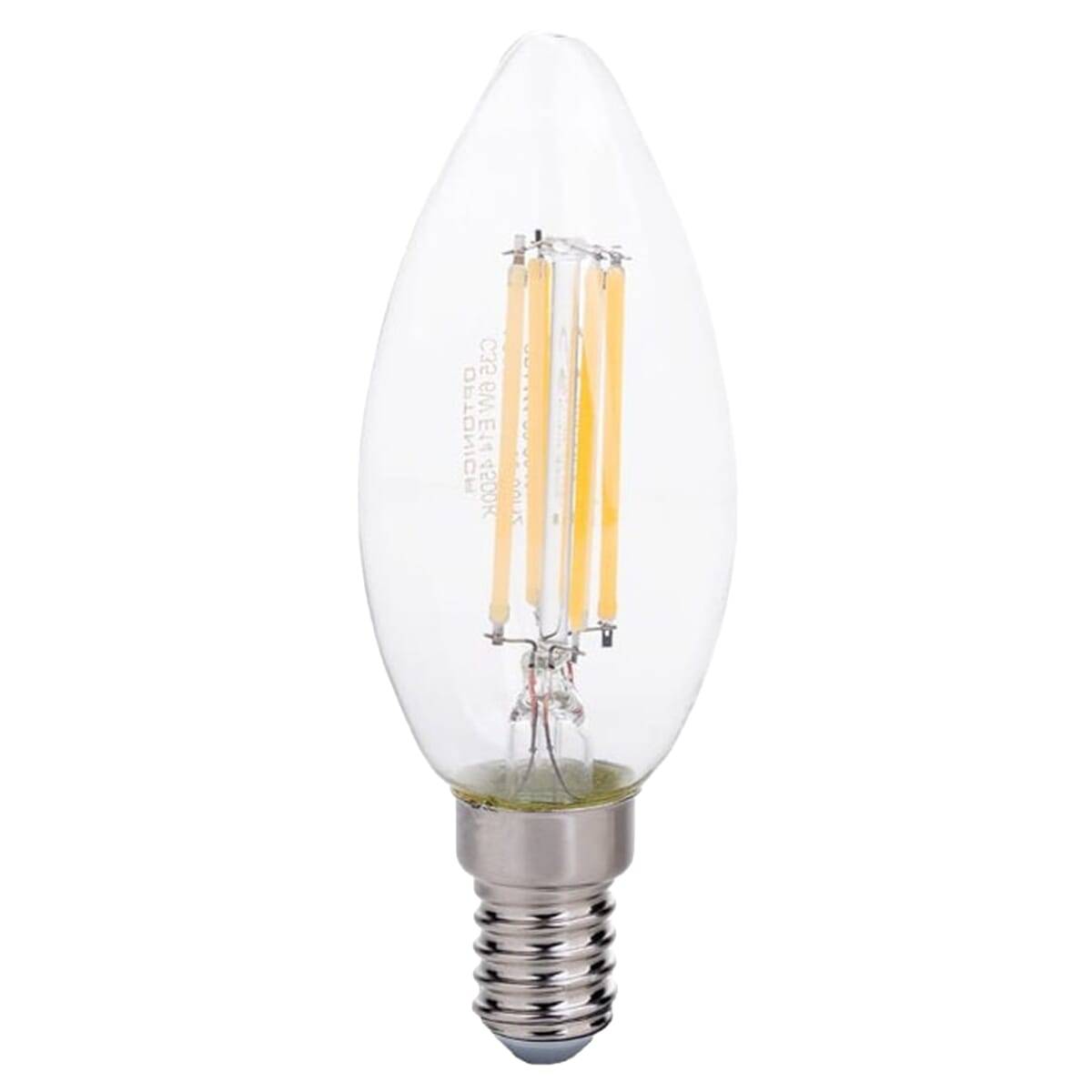 Optonica LED Kaarslamp C35 E14 Helder - 6W 730lm 2500K - Extra Warmwit - Vervangt 60W-0