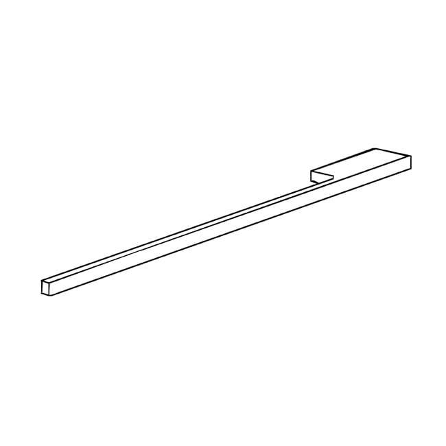 Geberit handdoekhouder voor badmeubel hoekig 40cm-1