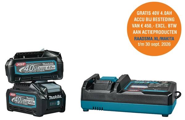 MAKITA Accu Startset Xgt 40V Dc40ra / 2X Bl4040f   1916Y1-1