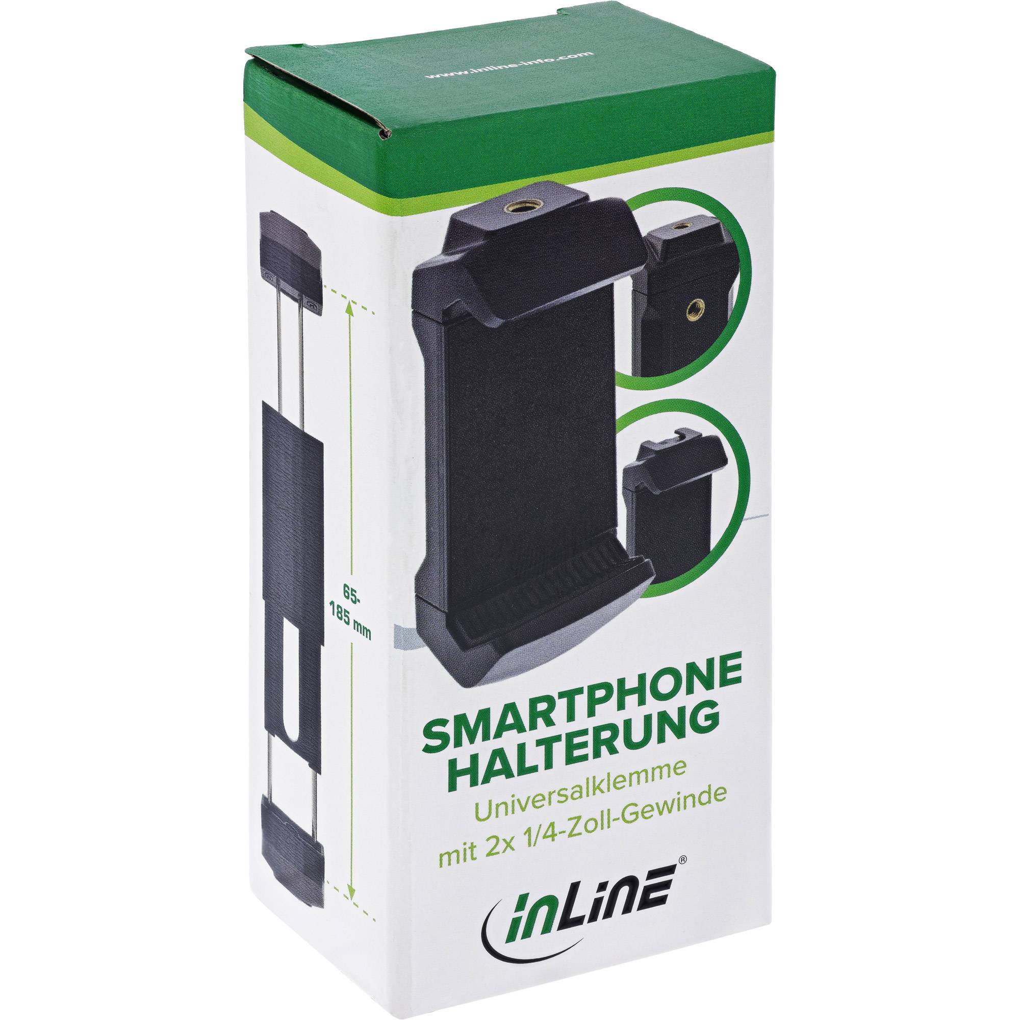 InLine universele smartphone/tablet adapter voor tripod/selfie stick-0