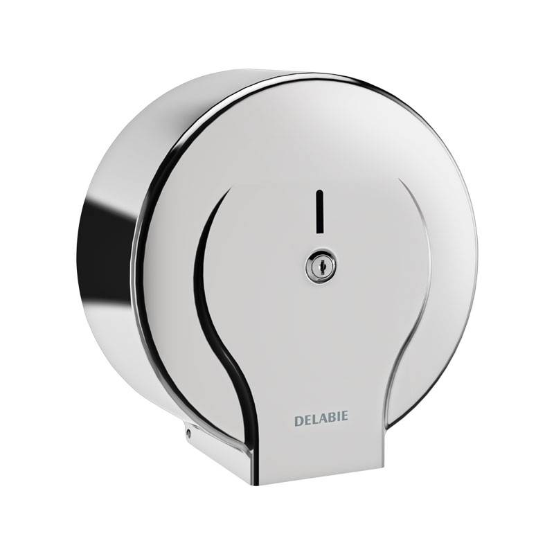 Toiletpapierverdeler vr rol 400 m RVS 304 glanzend gepolijst-0