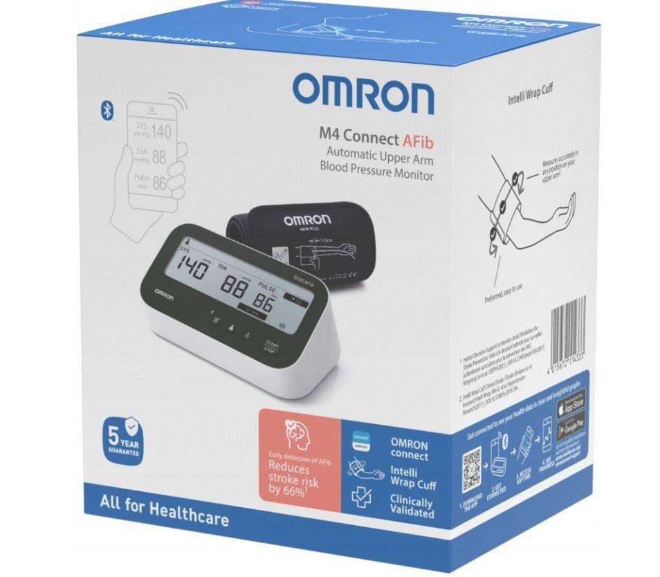 OMRON M4 Connect AFib bovenarm bloeddrukmeter-0
