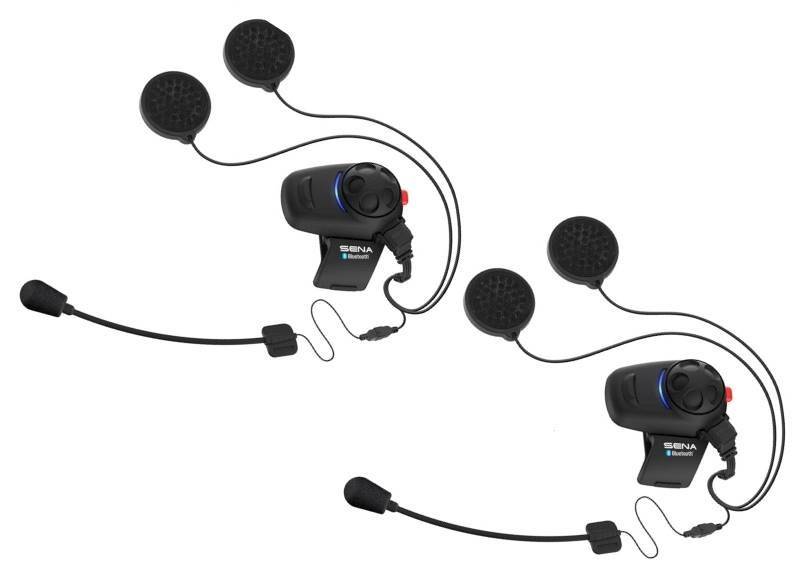 Sena smh5 met universele microfoonset dual pack intercom zwart 88096295245758809629524575-0